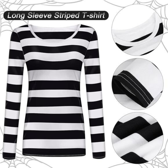 Women's Robber Costume Set - Cosplay Thief Accessories for Halloween Party - Picture 2 of 7